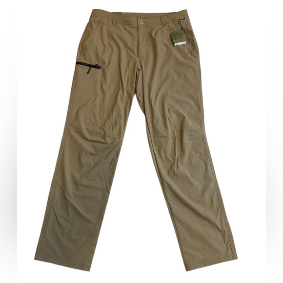 New REI Trailmade Pants - Men's - Mushroom Taupe (light khaki) 34” x 32” - Picture 3 of 9
